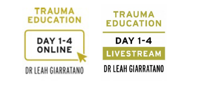 2024 Treating PTSD and Complex Trauma (Day 1-4) with Dr Leah Giarratano online offerings – 30 CE hours*